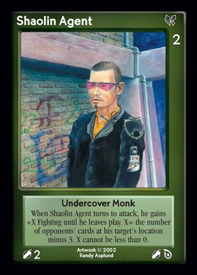 Shaolin Agent, Undercover Monk