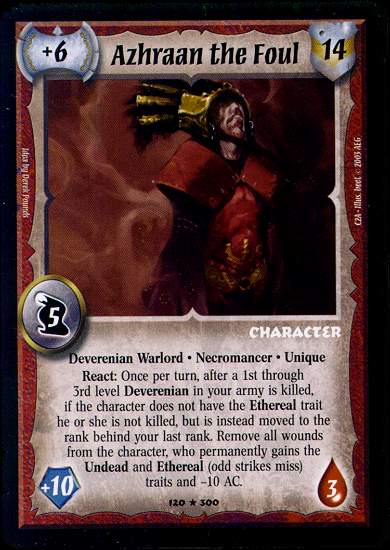 Azhraan the Foul - Foil