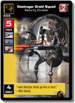 Destroyer Droid Squad, Security Division [Foil]