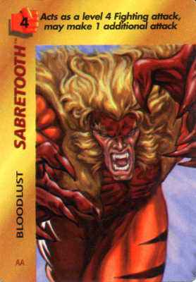 Sabretooth Blood Lust