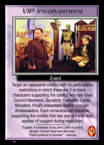 VIP Involvement