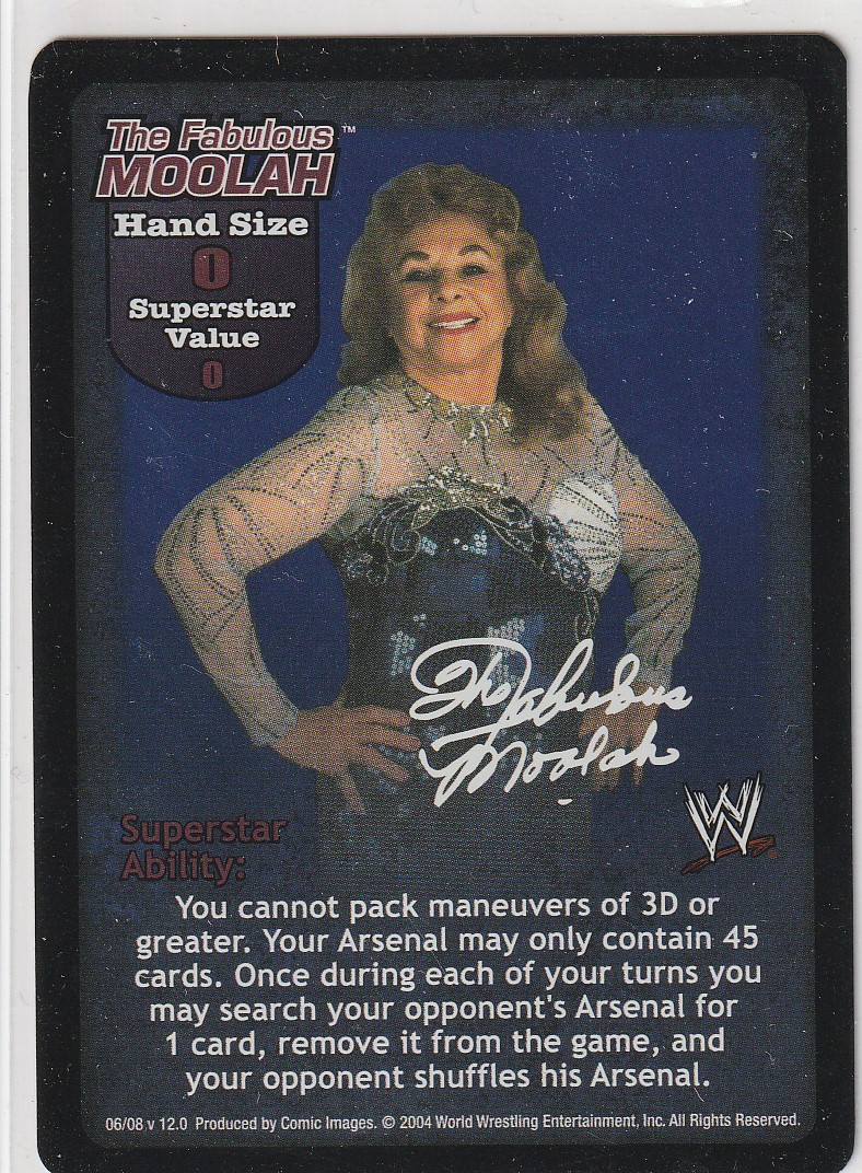 The Fabulous Moolah Superstar Card