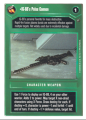 IG-88's Pulse Cannon [White Border]