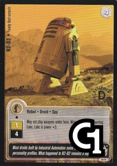 R2-D2 - Feisty Astromech (R) - Silver Stamped