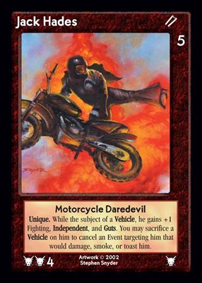 Jack Hades, Motorcycle Daredevil