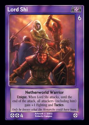 Lord Shi, Netherworld Warrior