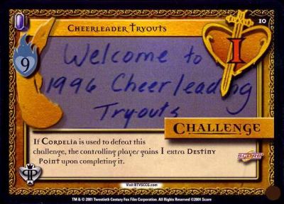 Cheerleader Tryouts