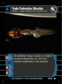 Trade Federation Warship - Foil