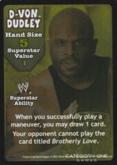 D-Von Dudley Superstar Card (SS3)