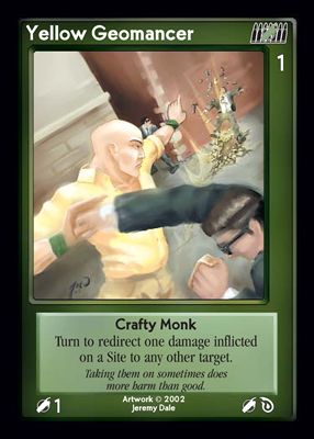 Yellow Geomancer, Crafty Monk