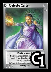 Dr. Celeste Carter, Purist Assassin
