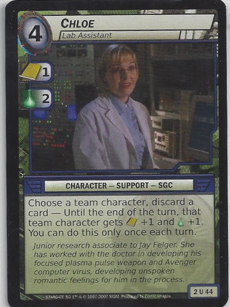 Chloe, Lab Assistant