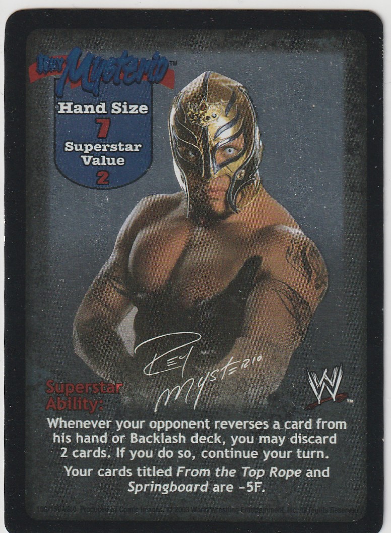 Rey Mysterio Superstar Card - WWE Raw Deal » Superstar Cards » Rey Mysterio  - CategoryOneGames