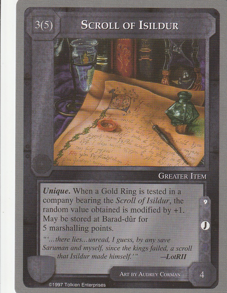 Scroll of Isildur [Reprint] - LE144