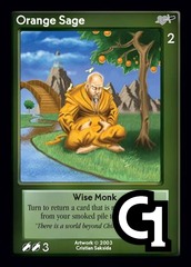 Orange Sage, Wise Monk