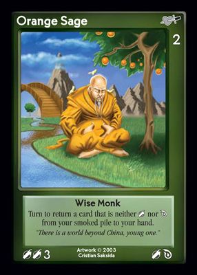 Orange Sage, Wise Monk