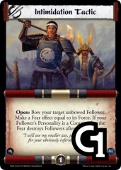 Intimidation Tactic FOIL