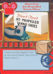 Fleet-Foot Jet-Propelled Tennis Shoes