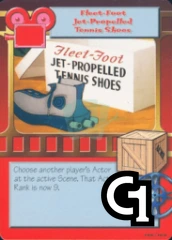 Fleet-Foot Jet-Propelled Tennis Shoes