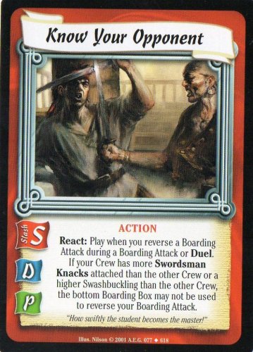 Know Your Opponent