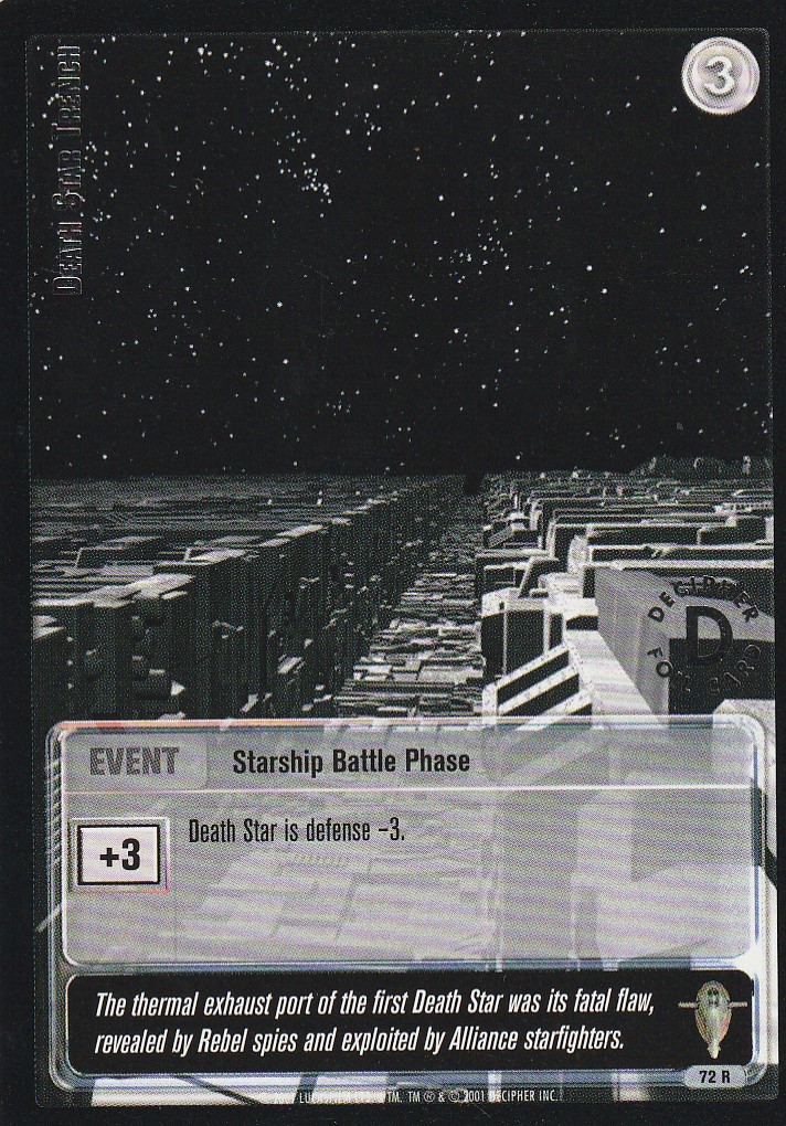 Death Star Trench - Silver Stamped