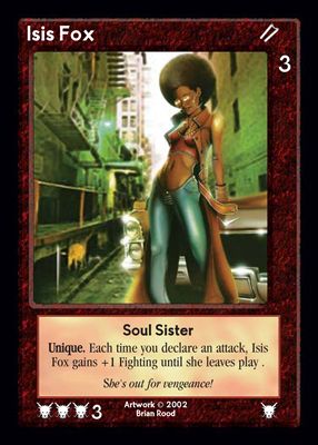 Isis Fox, Soul Sister