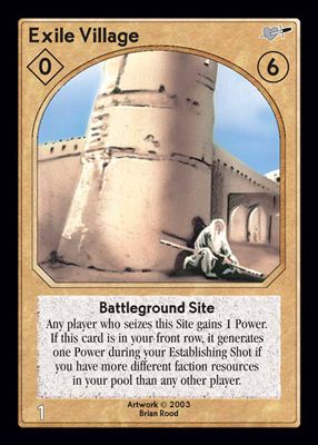 Exile Village, Battleground Site