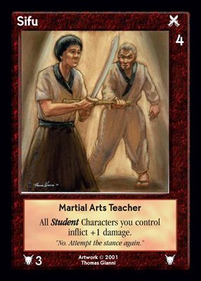 Sifu, Martial Arts Teacher