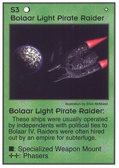 Bolaar Light Pirate Raider