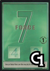 Force 7 [uncommon] - 1st Day Stamped