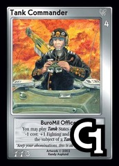 Tank Commander, BuroMil Officer