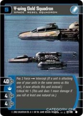 Y-wing Gold Squadron - Foil