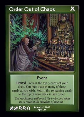 Order Out of Chaos