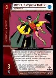 Dick Grayson Robin, Sidekick - Foil