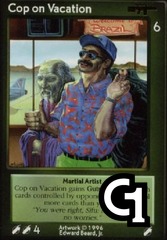 Cop on Vacation, Martial Artist