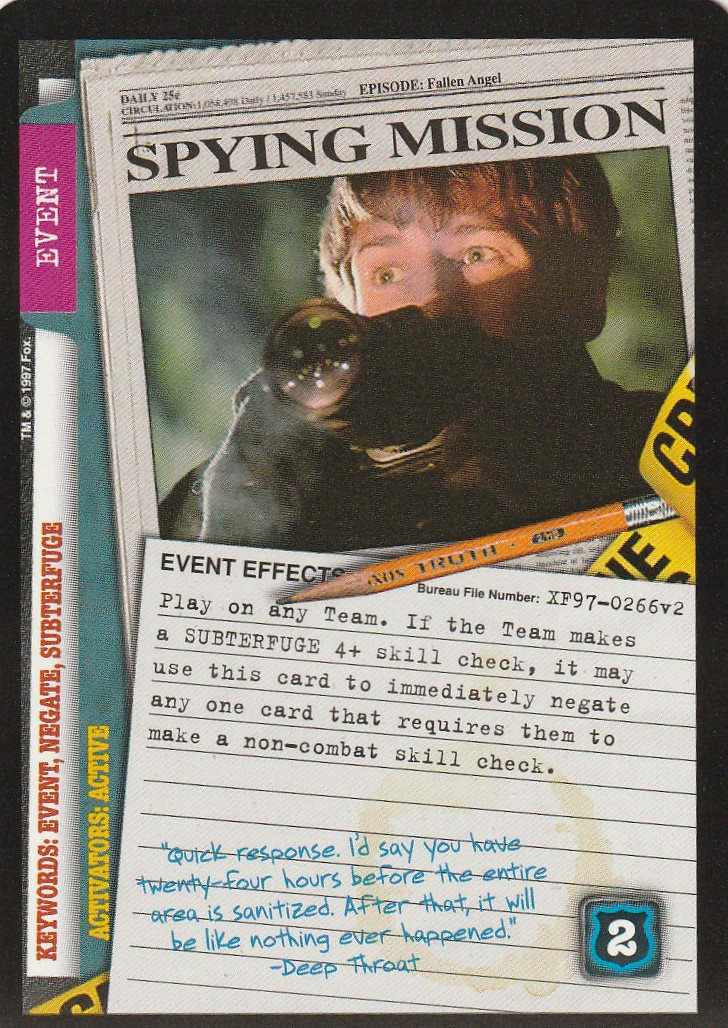 Spying Mission