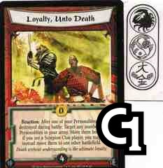 Loyalty, Unto Death