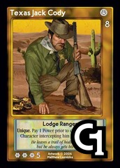 Texas Jack Cody, Lodge Ranger