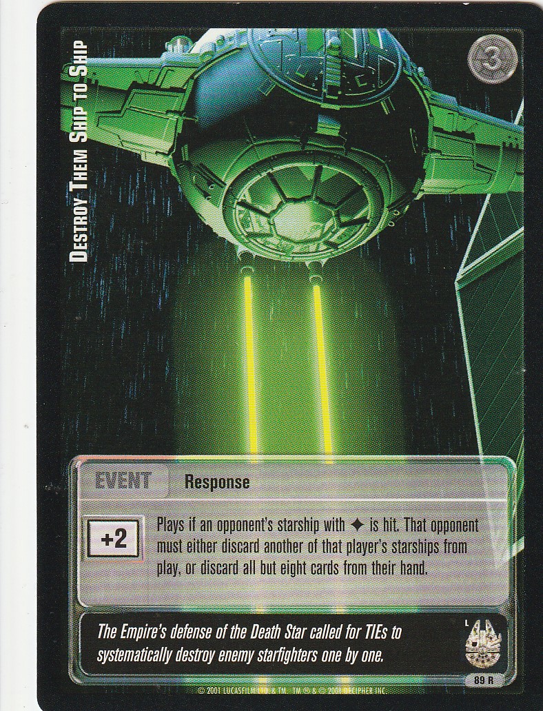 Destroy Them Ship to Ship (L)