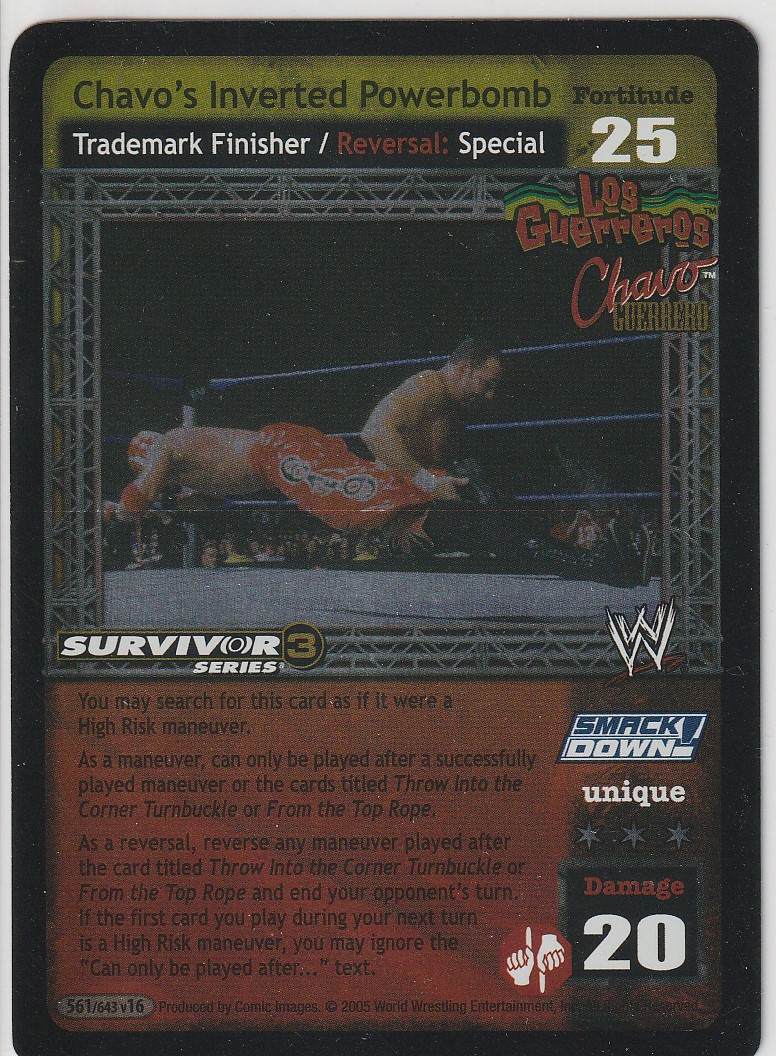 Chavos Inverted Powerbomb (SS3)