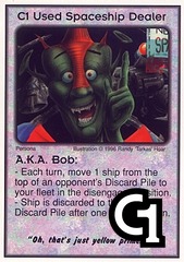 Used Spaceship Dealer - A.K.A. Bob (Yellow)