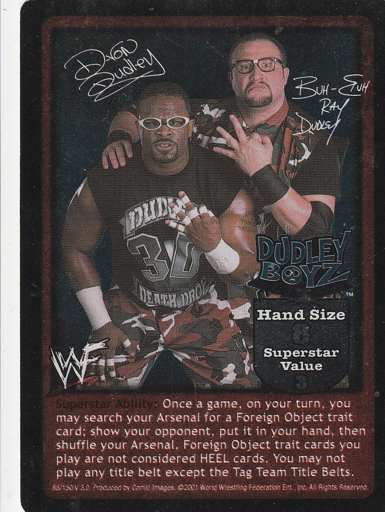 Dudley Boyz Superstar Card