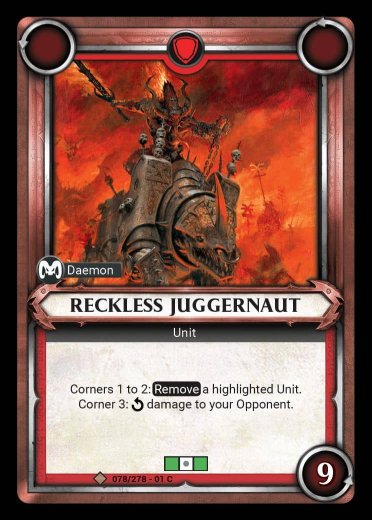 Reckless Juggernaut