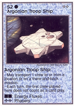 Argonian Troop Ship