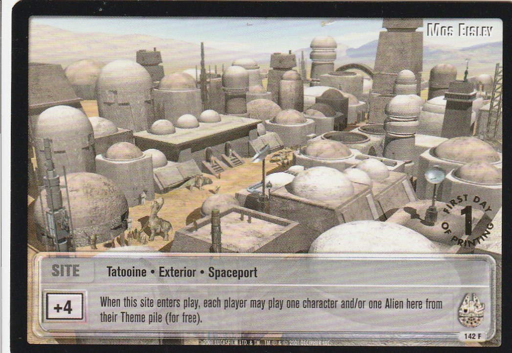 Mos Eisley - 1st Day Stamped