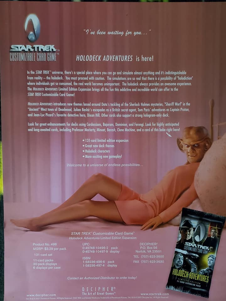 Sell Sheet Holodeck Adventures