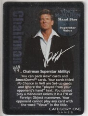 Vince McMahon Superstar Card