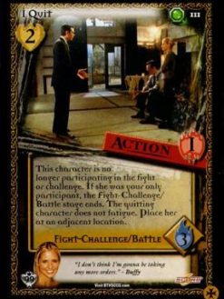 I Quit (Foil)