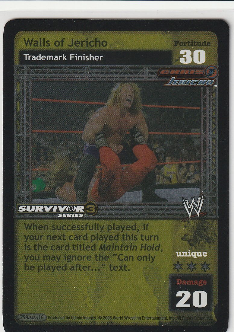 Walls of Jericho (SS3)