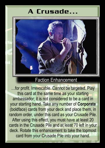 A Crusade... (for profit)